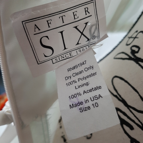 VTG Dessy After Six Maxi Square Neck Bride Mint 2k - Picture 6 of 8